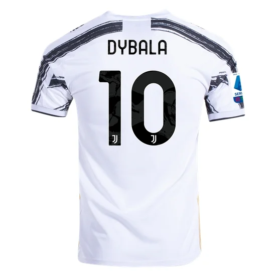 Maglie da Calcio Juventus Paulo Dybala 10 Prima 2020 21 - Manica Corta
